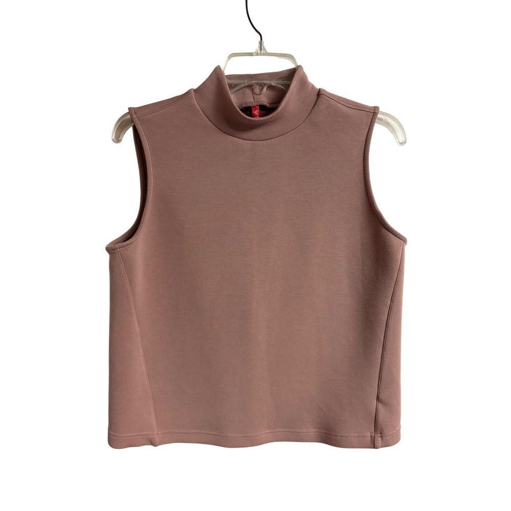 Spanx AirEssentials Sleeveless Mock Neck Top Dusty Mauve Womens Large